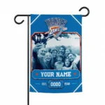Oklahoma City Thunder Garden Flag Personalized Photo Frame Blue Best Selling