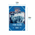 Oklahoma City Thunder Garden Flag Personalized Photo Frame Blue Best Selling