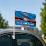 Oklahoma City Thunder House Flag Custom Brushed Streaks Blue Best Selling