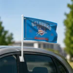 Oklahoma City Thunder House Flag Custom Ornate Border Blue Best Selling