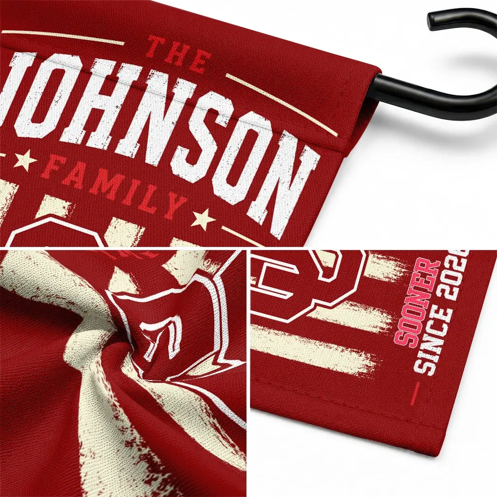 Oklahoma Sooners Garden Flag Custom Distressed Stripes Crimson Latest Model Oklahoma Sooners Garden Flag Custom Distressed Stripes Crimson Latest Model