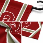 Oklahoma Sooners Garden Flag Customized Chevron Stripes Crimson Best Selling