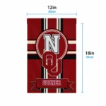 Oklahoma Sooners Garden Flag Customized Circle Medallion Crimson Best Selling