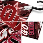 Oklahoma Sooners Garden Flag Personalized Glowing Star Crimson Best Selling