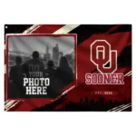 Oklahoma Sooners House Flag Custom Framed Photo Crimson Black Best Selling