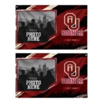 Oklahoma Sooners House Flag Custom Framed Photo Crimson Black Best Selling