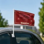 Oklahoma Sooners House Flag Customized Ornate Border Crimson Best Selling