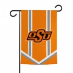 Oklahoma State Cowboys Garden Flag Custom Chevron Stripes Orange Best Selling