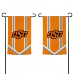 Oklahoma State Cowboys Garden Flag Custom Chevron Stripes Orange Best Selling