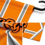 Oklahoma State Cowboys Garden Flag Custom Chevron Stripes Orange Best Selling