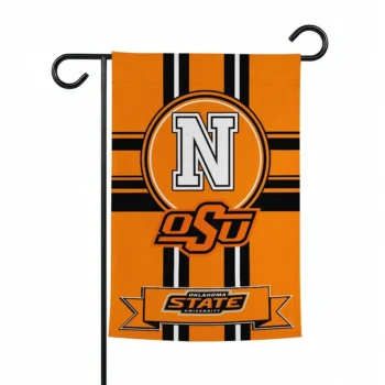 Oklahoma State Cowboys Garden Flag Custom Circle Medallion Orange Best Selling