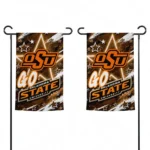 Oklahoma State Cowboys Garden Flag Customized Glowing Star Orange Best Selling