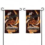 Oklahoma State Cowboys Garden Flag Customized Swirl Vortex Orange Best Selling