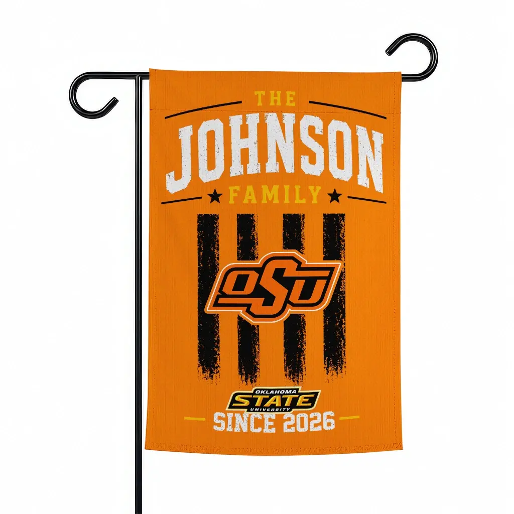 Oklahoma State Cowboys Garden Flag Personalized Distressed Stripes Orange Best Selling Oklahoma State Cowboys Garden Flag Personalized Distressed Stripes Orange Best Selling