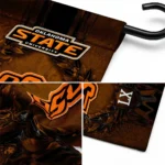 Oklahoma State Cowboys Garden Flag Personalized Laurel Wreath Orange Best Selling