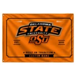 Oklahoma State Cowboys House Flag Custom Ornate Border Orange Best Selling