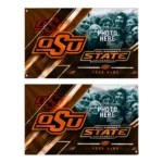 Oklahoma State Cowboys House Flag Customized Diagonal Stripes Orange Best Selling