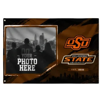 Oklahoma State Cowboys House Flag Personalized Framed Photo Orange Black Best Selling