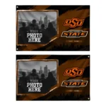 Oklahoma State Cowboys House Flag Personalized Framed Photo Orange Black Best Selling