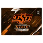 Oklahoma State Cowboys House Flag Personalized Speed Slashes Orange Best Selling