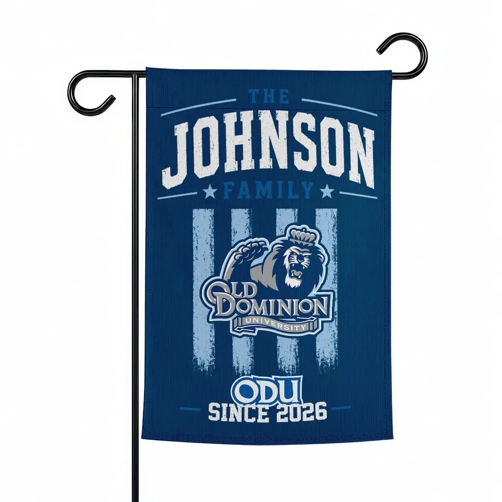 Old Dominion Monarchs Garden Flag Custom Distressed Stripes Blue Best Selling Old Dominion Monarchs Garden Flag Custom Distressed Stripes Blue Best Selling