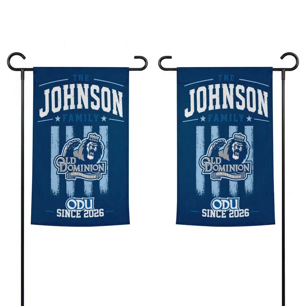 Old Dominion Monarchs Garden Flag Custom Distressed Stripes Blue Fashion Forward Old Dominion Monarchs Garden Flag Custom Distressed Stripes Blue Fashion Forward
