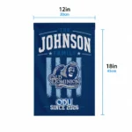 Old Dominion Monarchs Garden Flag Custom Distressed Stripes Blue Best Selling