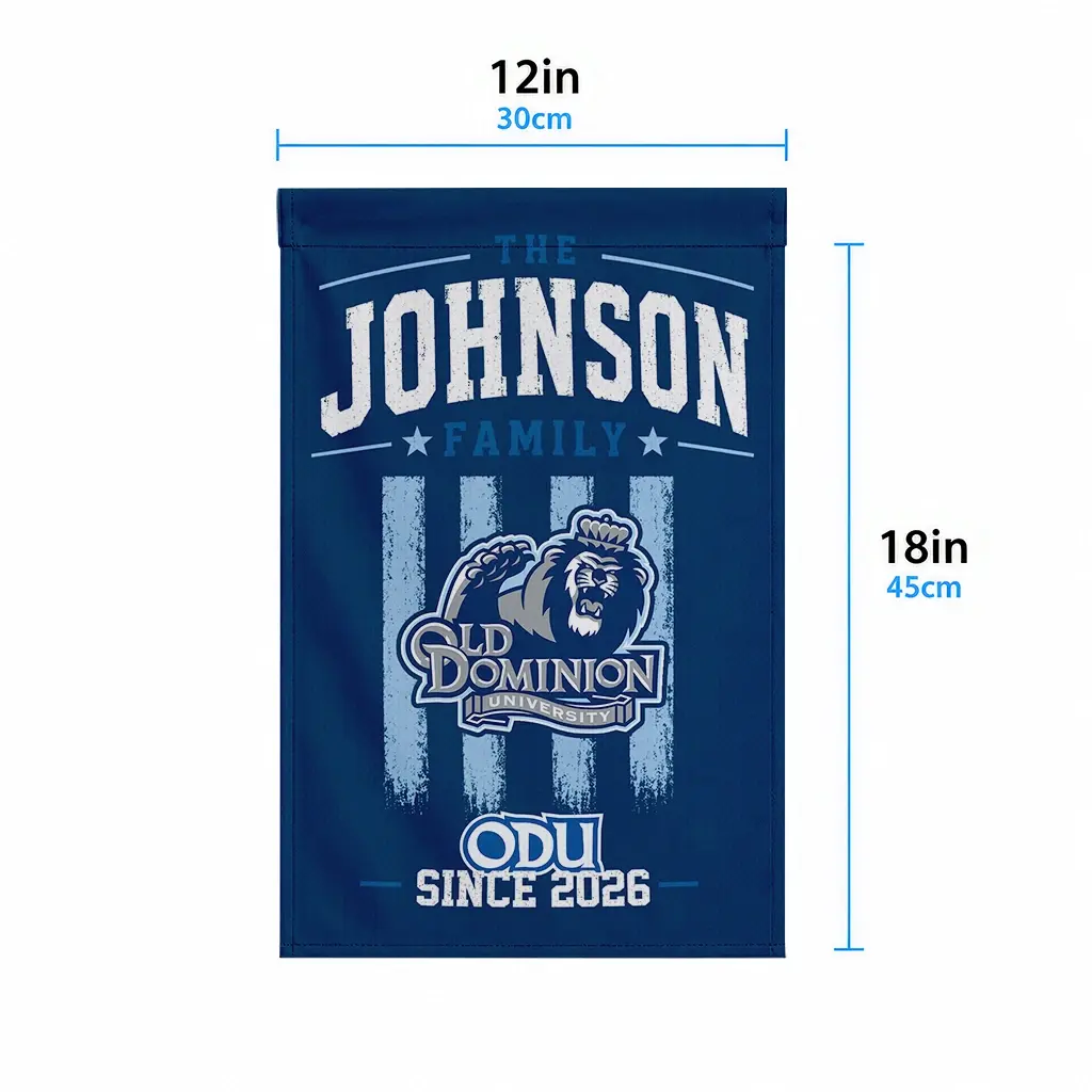 Old Dominion Monarchs Garden Flag Custom Distressed Stripes Blue High Quality Old Dominion Monarchs Garden Flag Custom Distressed Stripes Blue High Quality
