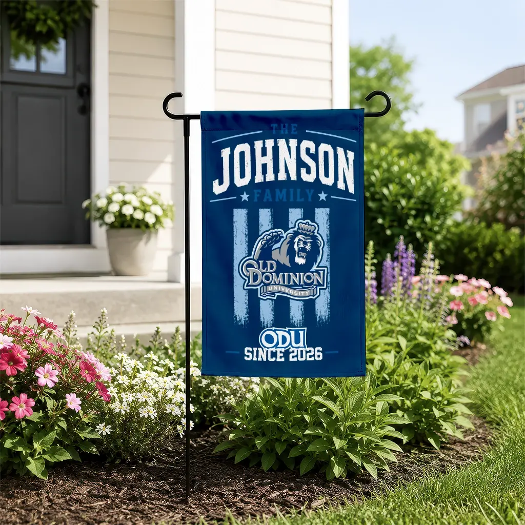 Old Dominion Monarchs Garden Flag Custom Distressed Stripes Blue New Arrival Old Dominion Monarchs Garden Flag Custom Distressed Stripes Blue New Arrival