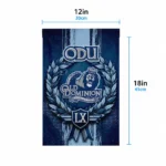 Old Dominion Monarchs Garden Flag Custom Laurel Wreath Blue Best Selling