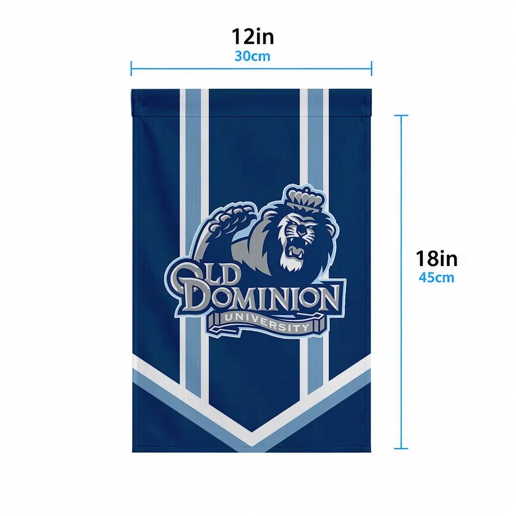 Old Dominion Monarchs Garden Flag Customized Chevron Stripes Blue High Quality Old Dominion Monarchs Garden Flag Customized Chevron Stripes Blue High Quality