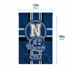 Old Dominion Monarchs Garden Flag Customized Circle Medallion Blue Best Selling