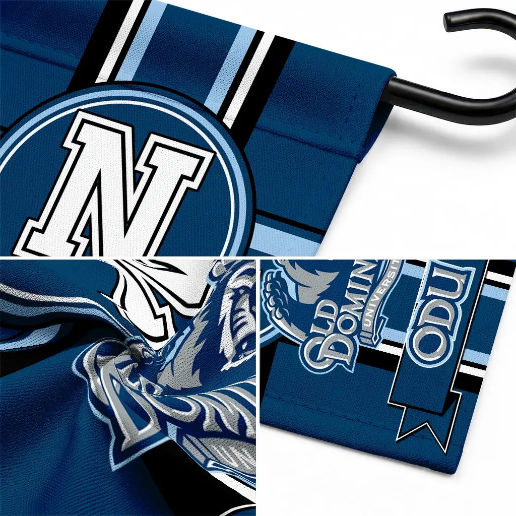 Old Dominion Monarchs Garden Flag Customized Circle Medallion Blue Latest Model Old Dominion Monarchs Garden Flag Customized Circle Medallion Blue Latest Model