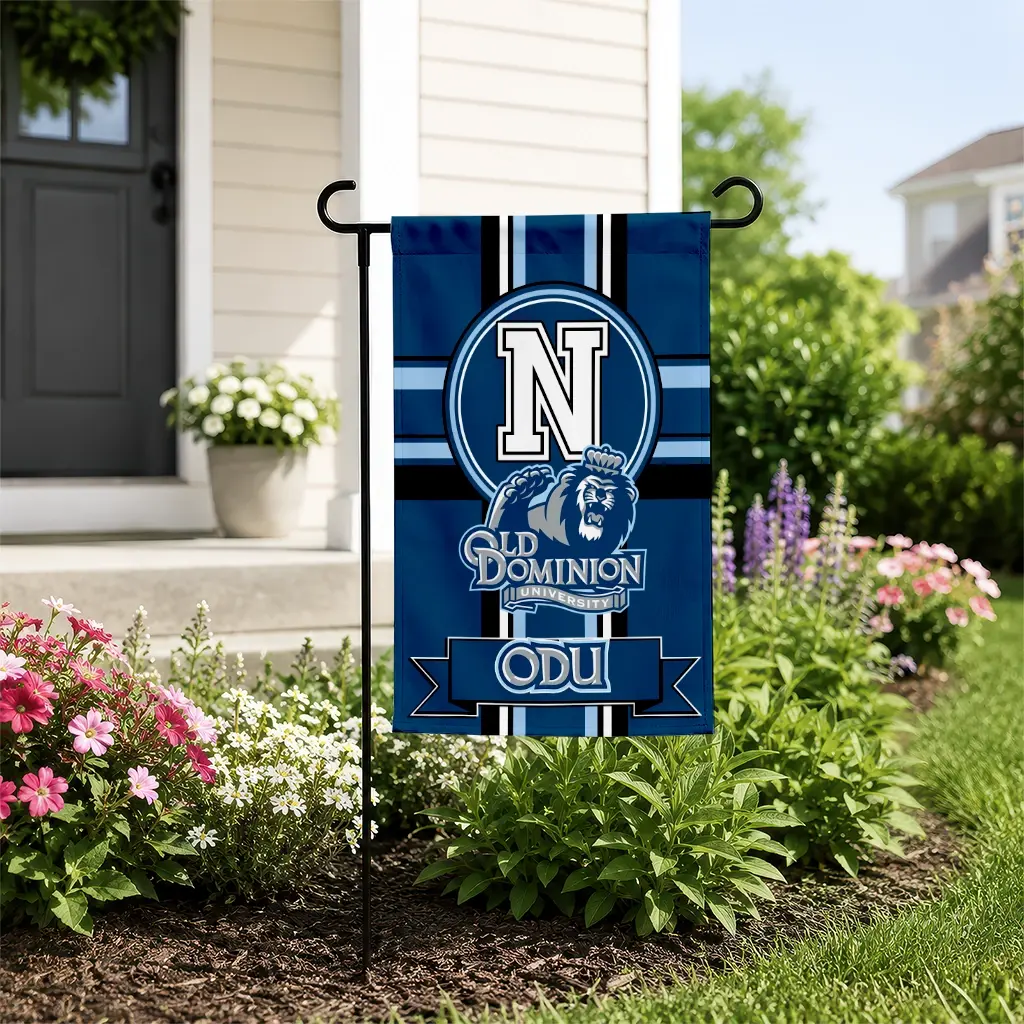 Old Dominion Monarchs Garden Flag Customized Circle Medallion Blue New Arrival Old Dominion Monarchs Garden Flag Customized Circle Medallion Blue New Arrival