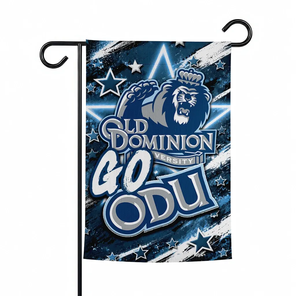Old Dominion Monarchs Garden Flag Personalized Glowing Star Blue Best Selling Old Dominion Monarchs Garden Flag Personalized Glowing Star Blue Best Selling
