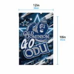 Old Dominion Monarchs Garden Flag Personalized Glowing Star Blue Best Selling
