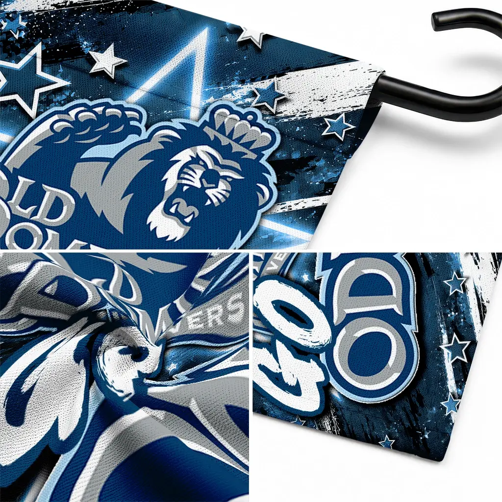 Old Dominion Monarchs Garden Flag Personalized Glowing Star Blue Latest Model Old Dominion Monarchs Garden Flag Personalized Glowing Star Blue Latest Model