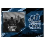 Old Dominion Monarchs House Flag Custom Framed Photo Blue Black Best Selling
