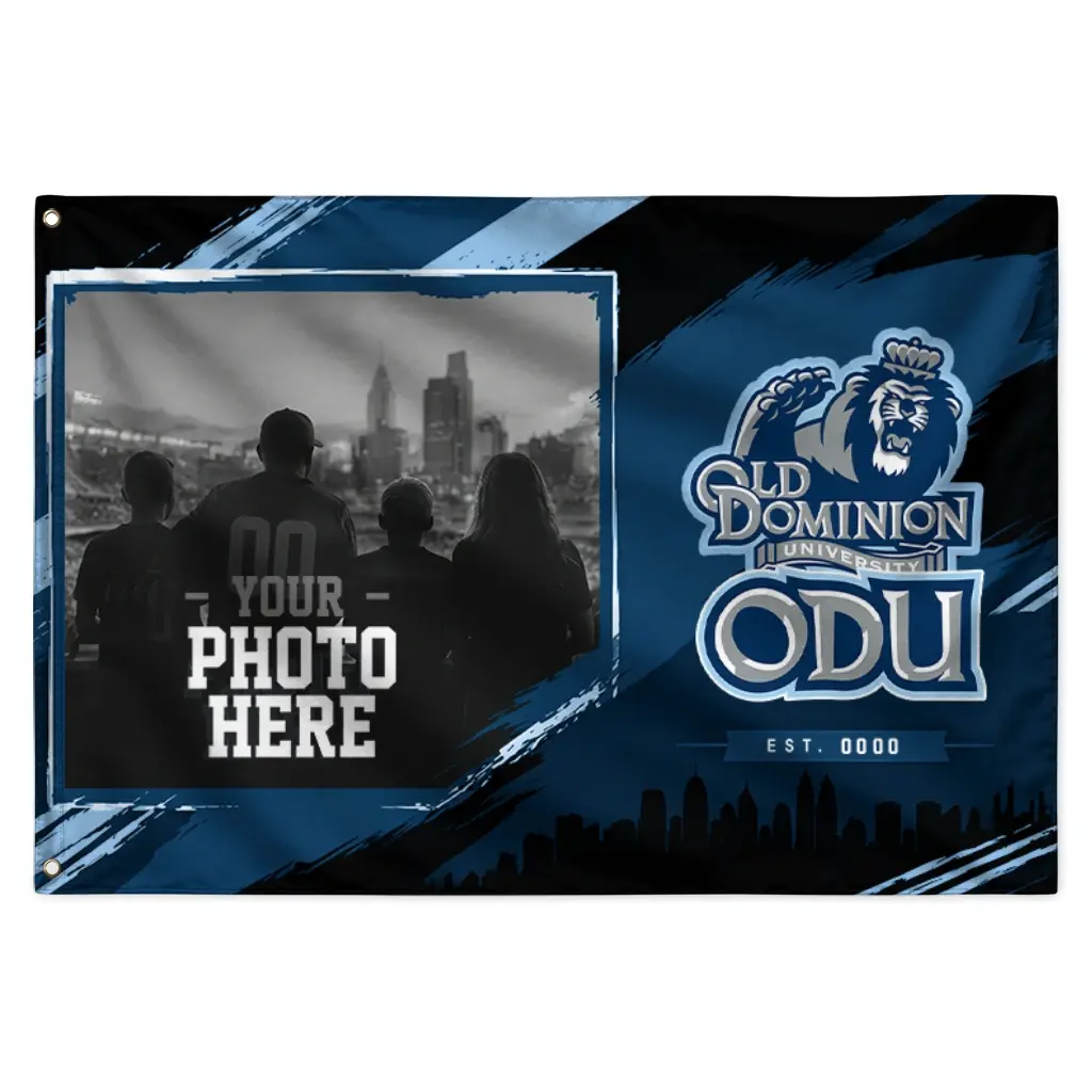 Old Dominion Monarchs House Flag Custom Framed Photo Blue Black Best Selling Old Dominion Monarchs House Flag Custom Framed Photo Blue Black Best Selling