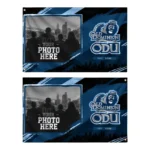 Old Dominion Monarchs House Flag Custom Framed Photo Blue Black Best Selling
