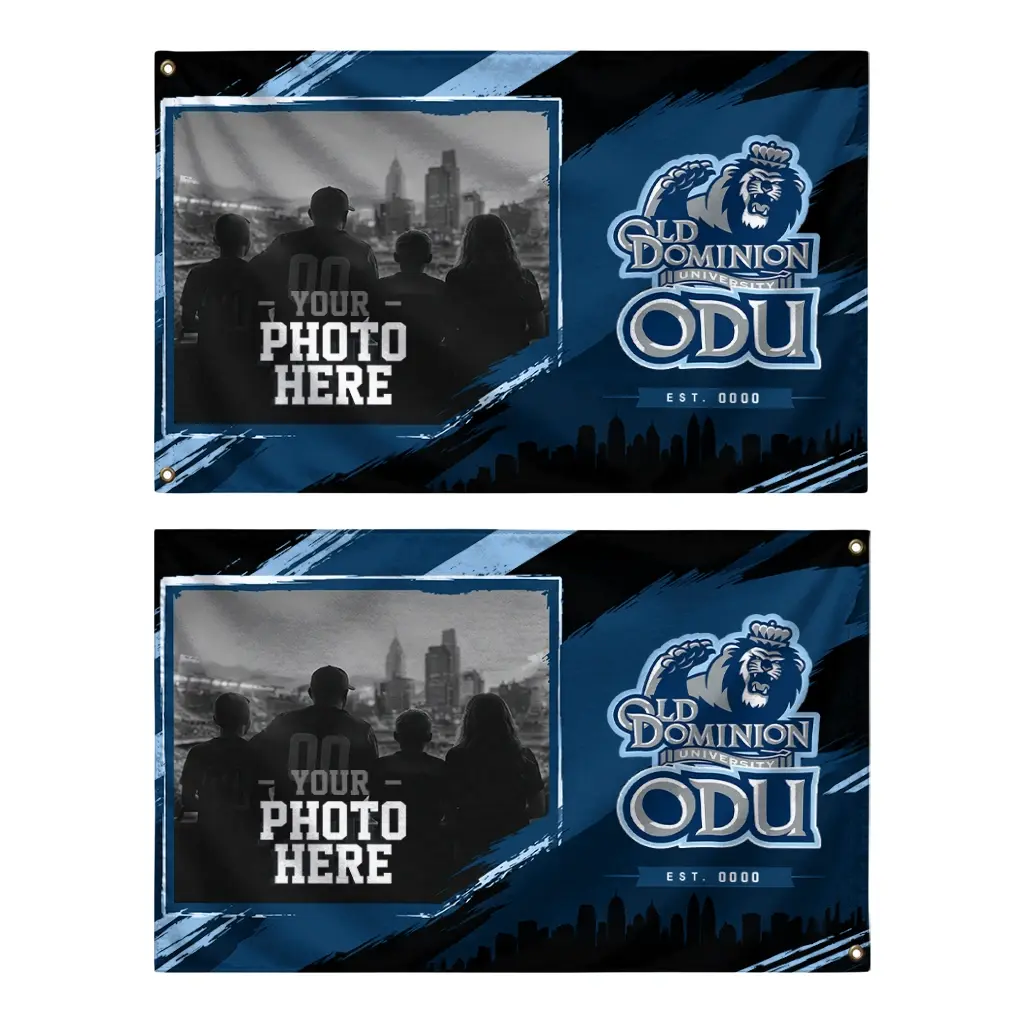 Old Dominion Monarchs House Flag Custom Framed Photo Blue Black Fashion Forward Old Dominion Monarchs House Flag Custom Framed Photo Blue Black Fashion Forward