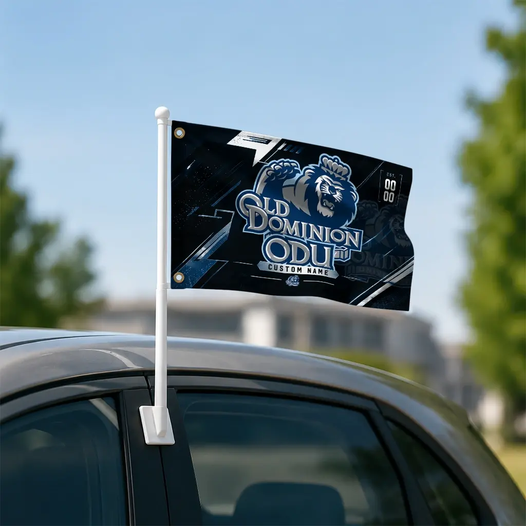 Old Dominion Monarchs House Flag Custom Speed Slashes Blue Latest Model Old Dominion Monarchs House Flag Custom Speed Slashes Blue Latest Model