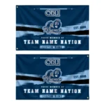 Old Dominion Monarchs House Flag Customized Brushed Streaks Blue Best Selling