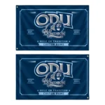 Old Dominion Monarchs House Flag Customized Ornate Border Blue Best Selling