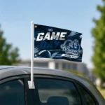 Old Dominion Monarchs House Flag Personalized Action Streaks Blue Best Selling