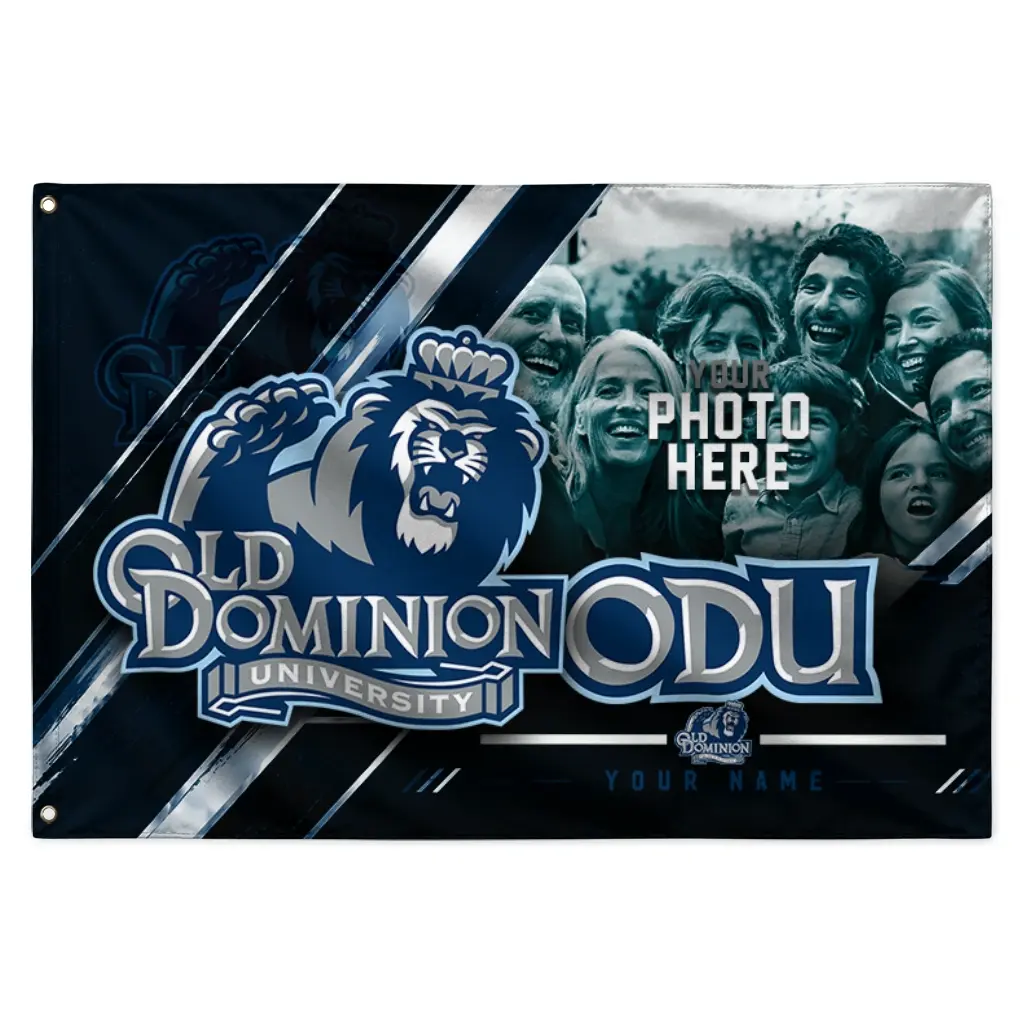 Old Dominion Monarchs House Flag Personalized Diagonal Stripes Blue Best Selling Old Dominion Monarchs House Flag Personalized Diagonal Stripes Blue Best Selling