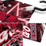 Ole Miss Rebels Garden Flag Custom Glowing Star Red Best Selling