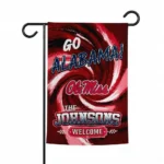 Ole Miss Rebels Garden Flag Custom Swirl Vortex Red Best Selling