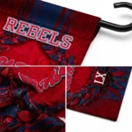 Ole Miss Rebels Garden Flag Customized Laurel Wreath Red Best Selling