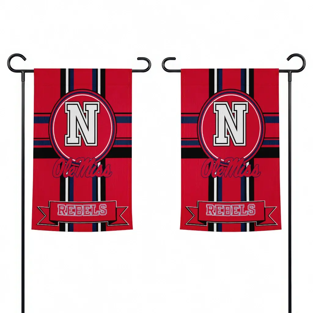 Ole Miss Rebels Garden Flag Personalized Circle Medallion Red Fashion Forward Ole Miss Rebels Garden Flag Personalized Circle Medallion Red Fashion Forward